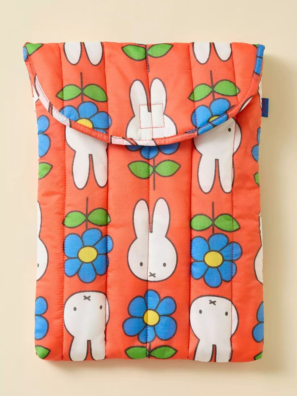 NWT Baggu Puffy Laptop Sleeve 16" - Flower Miffy